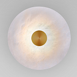 Бра светодиодный с мраморным рассеивателем латунь варинант исполнения - 1 | Loft Concept в Казани