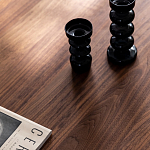 Кофейный стол овальный из дерева с 2-мя ящиками Coffee Walnut Table варинант исполнения - 6 | Loft Concept в Казани