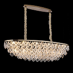 Люстра овальная с каскадом из подвесных прозрачных элементов Attractiveness варинант исполнения - 1 | Loft Concept в Казани