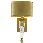 Бра с овальным абажуром на прозрачном основании Masculinity варинант исполнения - 2 | Loft Concept в Казани