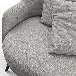 Мебельная ткань Шенилл серый цвет 138 см T4-29 варинант исполнения - 4 | Loft Concept в Казани