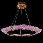 Люстра в форме кольца розовая Warm Pink Light варинант исполнения - 1 | Loft Concept в Казани