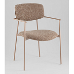 Стул Doe с подклокотниками коричневый варинант исполнения - 1 | Loft Concept в Казани