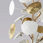 Торшер в виде белых и золотых цветов Bouquet of Light варинант исполнения - 3 | Loft Concept в Казани