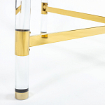 Кофейный столик со столешницей из стекла Crossy варинант исполнения - 4 | Loft Concept в Казани