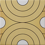 Дизайнерская плитка с узором Диски варинант исполнения - 2 | Loft Concept в Казани