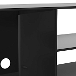 ТВ-тумба из металла с 2-мя дверцами и полками Damian Metal TV Stand варинант исполнения - 4 | Loft Concept в Казани