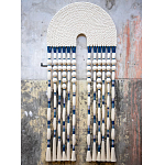 Настенное украшение из нитей Корона с кисточками Crown Wall Hanging варинант исполнения - 1 | Loft Concept в Казани