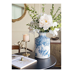 Ваза с мотивами цветущего сада с попугаями Vase Inspired by Nature варинант исполнения - 5 | Loft Concept в Казани