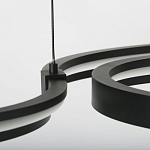 Люстра подвесная светодиодная в виде волнообразной ленты Ribbon Vortex варинант исполнения - 8 | Loft Concept в Казани