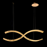 Люстра волнистой формы с фактурным хрустальным плафоном Light Delight варинант исполнения - 2 | Loft Concept в Казани