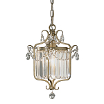 Люстра подвесная со стеклянными подвесками Feiss варинант исполнения - 1 | Loft Concept в Казани