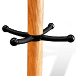 Вешалка с круглым основанием и черными металлическими крючками Industrial Metal Rust варинант исполнения - 2 | Loft Concept в Казани