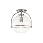 Потолочный светильник с прозрачным стеклянным шаром с эффектом пузырьков Hinkley варинант исполнения - 7 | Loft Concept в Казани
