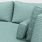 Мебельная ткань Шенилл бирюзовый цвет 142 см T4-61 варинант исполнения - 8 | Loft Concept в Казани