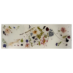 Поднос для ванны из эпоксидной смолы с цветами белая Epoxy Resin Flowers Bath Tray White варинант исполнения - 1 | Loft Concept в Казани