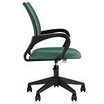 Офисное кресло с основанием из черного пластика Desk chairs Green варинант исполнения - 3 | Loft Concept в Казани