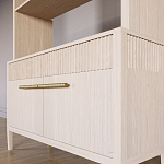 Стеллаж Primo с ящиками Светлый дуб  варинант исполнения - 4 | Loft Concept в Казани