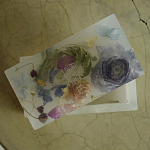 Шкатулка из эпоксидной смолы с цветами белая Epoxy Resin Rectangular Box White варинант исполнения - 2 | Loft Concept в Казани