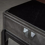 Консоль прямоугольная серая с 4-мя выдвижными ящиками Grany варинант исполнения - 5 | Loft Concept в Казани