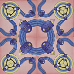 Плитка дизайнерская с узором Дива варинант исполнения - 1 | Loft Concept в Казани