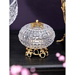 Конфетница из прозрачного рельефного стекла Eden Garden варинант исполнения - 10 | Loft Concept в Казани