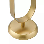 Столик приставной с овальным золотым основанием Oval Gold Base варинант исполнения - 3 | Loft Concept в Казани