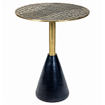 Кофейный столик с металлической столешницей Amphibian варинант исполнения - 1 | Loft Concept в Казани