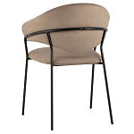 Коричневый стул с обивкой из искусственной замши Alexis варинант исполнения - 5 | Loft Concept в Казани