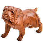 Статуэтка деревянная в виде собаки Balinese Dog 2 варинант исполнения - 1 | Loft Concept в Казани