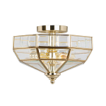 Потолочный светильник шестигранной формы с прозрачными стеклянным плафоном Elstead Lighting варинант исполнения - 9 | Loft Concept в Казани
