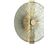 Бра с круглым стеклянным плафоном Gingham варинант исполнения - 9 | Loft Concept в Казани