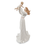 Статуэтка фарфоровая Девушка с ребенком Charming Statuette варинант исполнения - 2 | Loft Concept в Казани