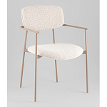 Стул Doe с подклокотниками молочный варинант исполнения - 1 | Loft Concept в Казани