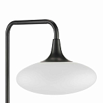 Торшер с белым стеклянным плафоном в форме эллипса Kernel варинант исполнения - 2 | Loft Concept в Казани