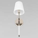 Бра с белым тканевым плафоном в форме конуса и металлическим основанием Nicoleta варинант исполнения - 4 | Loft Concept в Казани