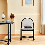 Дизайнерский стул деревянный с полукруглой спинкой Highquality варинант исполнения - 3 | Loft Concept в Казани