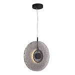 Подвесной светильник из дымчатого фактурного двойного стекла Heterochromia варинант исполнения - 3 | Loft Concept в Казани