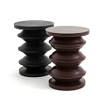 Фигурный приставной столик бордового цвета  AMORPHOUS варинант исполнения - 2 | Loft Concept в Казани