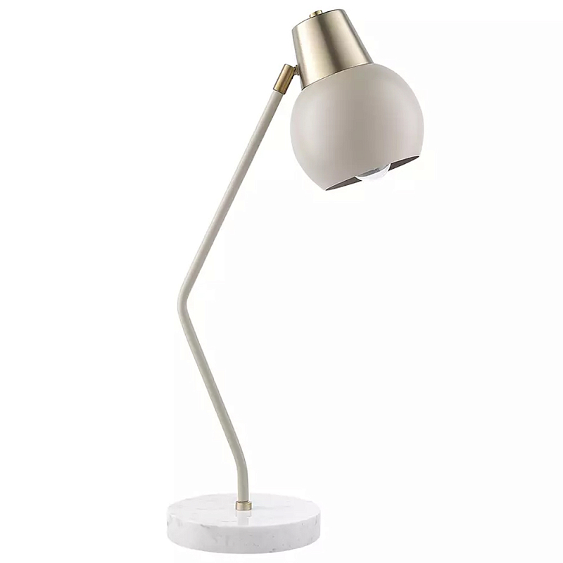 Настольная лампа с регулируемым плафоном Adjustable Lamp Бежевый Сливовый в Казани | Loft Concept 