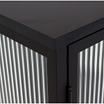 Сервант двухдверный с рифленым стеклом The Keeper варинант исполнения - 3 | Loft Concept в Казани