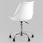 Офисный стул на металлическом основании EGGERY White варинант исполнения - 6 | Loft Concept в Казани