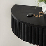 Прикроватный подвесной столик с ящиком черный Bedside Hanging Table варинант исполнения - 4 | Loft Concept в Казани