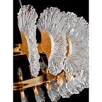 Люстра круглая с фактурными элементами в виде ракушек Inspired Sea варинант исполнения - 3 | Loft Concept в Казани