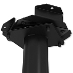 Барный стул вращающийся со спинкой и подлокотниками Douglas Rhombus Синий Велюр варинант исполнения - 6 | Loft Concept в Казани