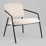 Кресло лаунж Rooney букле белый варинант исполнения - 1 | Loft Concept в Казани