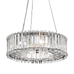 Люстра подвесная круглая с множеством вертикальных прямоугольных кристаллов Kichler варинант исполнения - 1 | Loft Concept в Казани