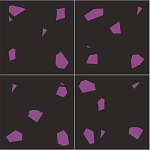 Плитка с узором Осколки варинант исполнения - 3 | Loft Concept в Казани