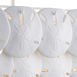 Люстра овальной формы с белыми подвесными элементами White Natural Lines варинант исполнения - 2 | Loft Concept в Казани