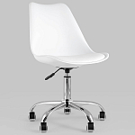 Офисный стул на металлическом основании EGGERY White пластик варинант исполнения - 2 | Loft Concept в Казани